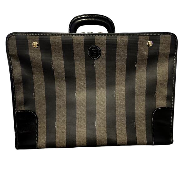 FENDI Brown Pecan Business Bag/Luggage/Trunk - Vintage EUC